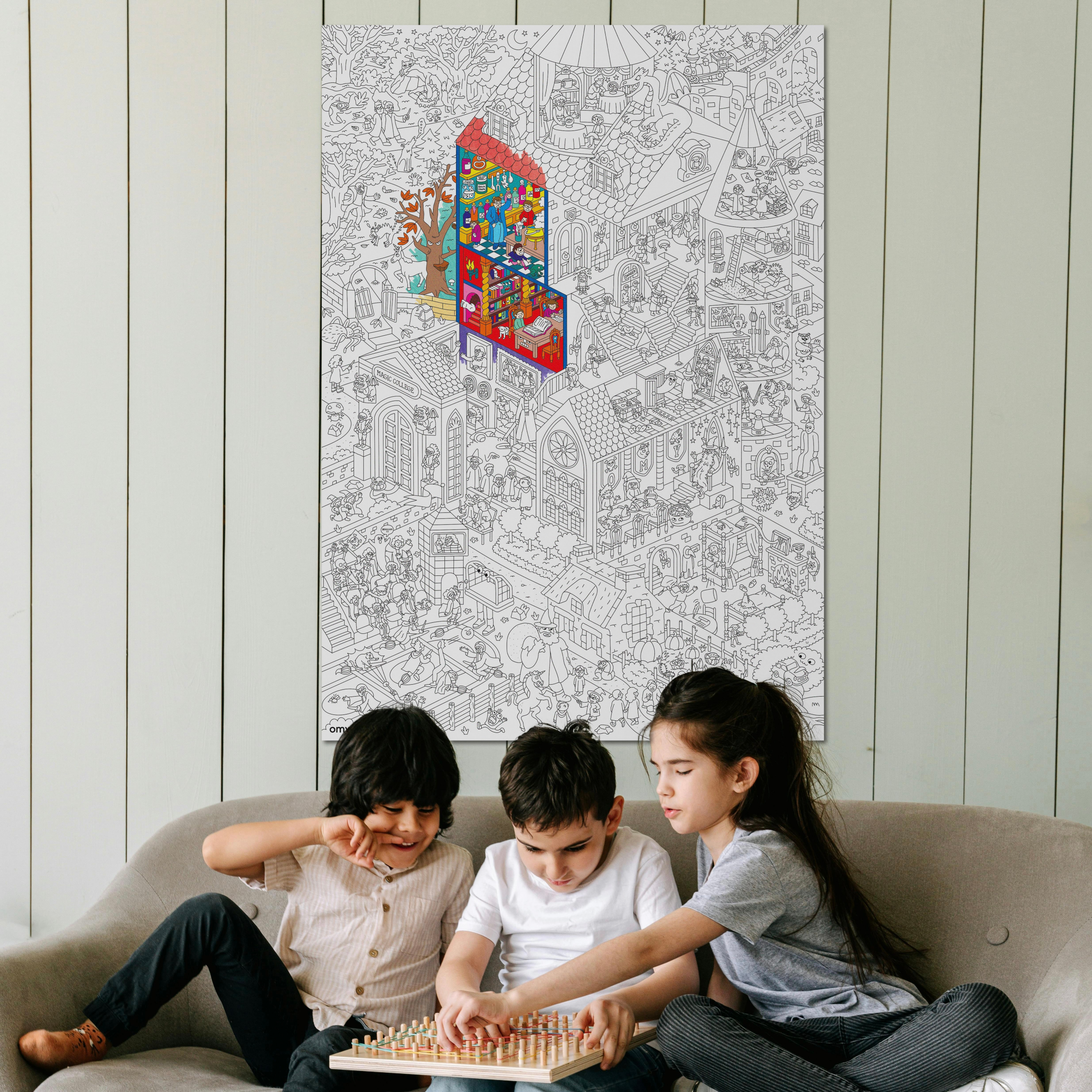 In-Depth Review: OMY’s Giant Coloring Poster – The Perfect Gift for Curious Kids