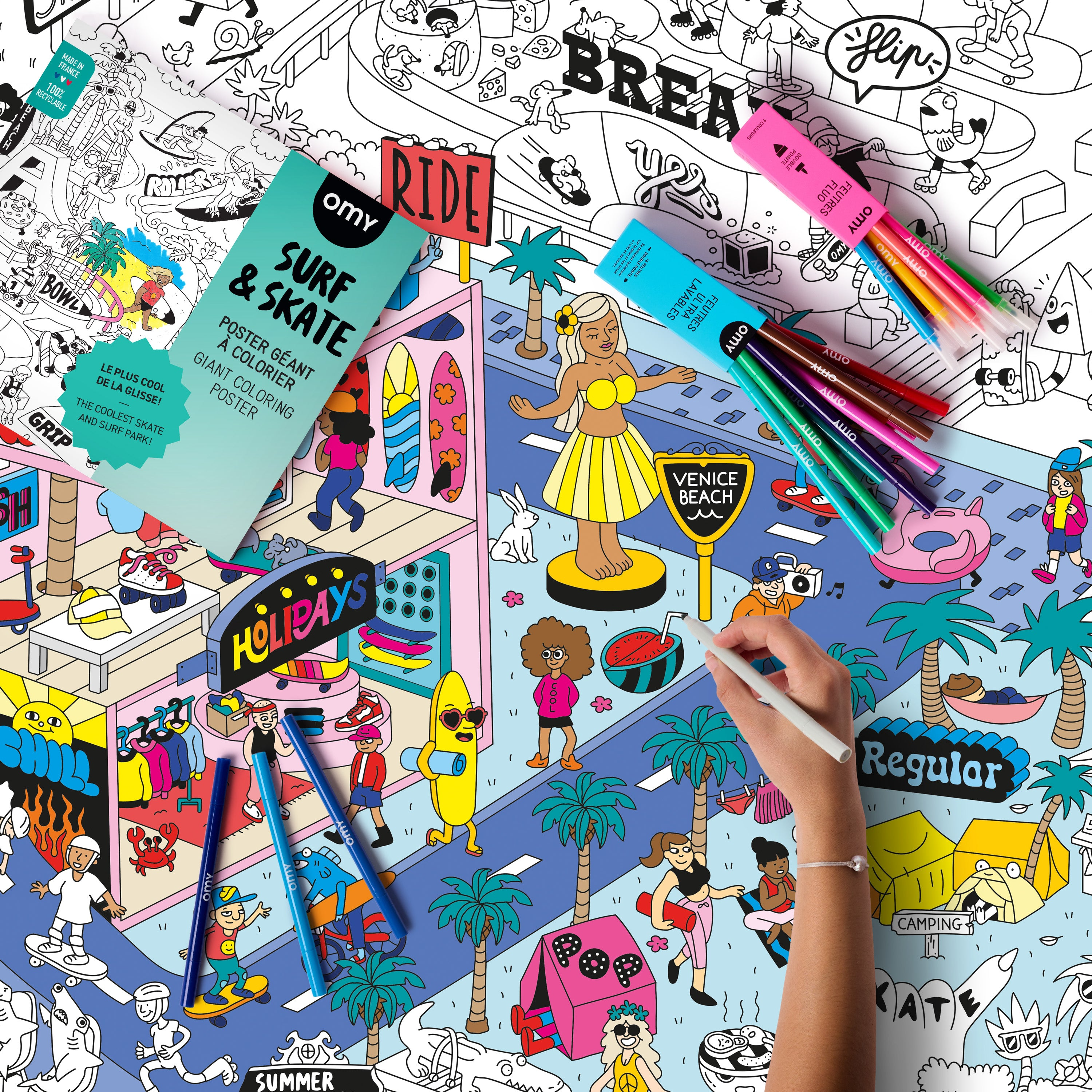 Utilisation pratique et conseils d'animation avec le poster OMY